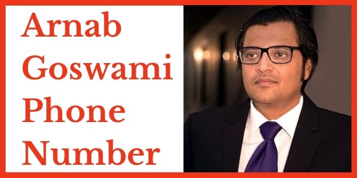 Arnab Goswami Phone Number