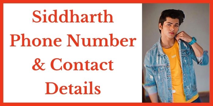Siddharth Phone Number