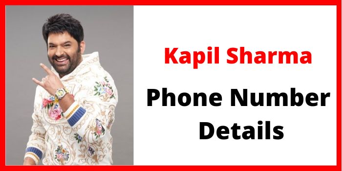 Kapil Sharma phone number