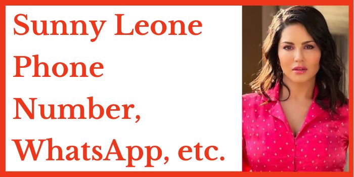 Sunny Leone phone number