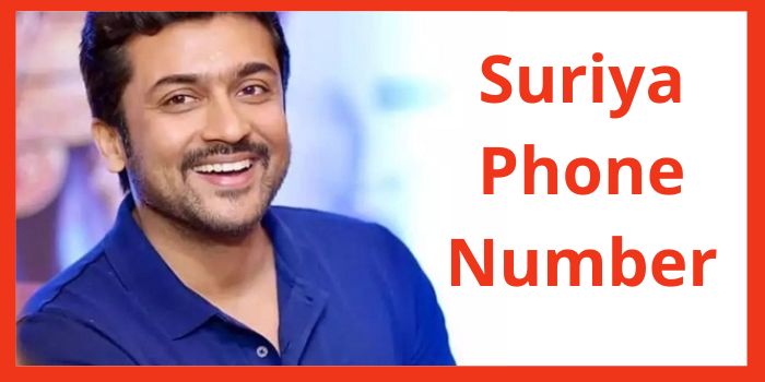 Suriya Phone Number